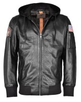 Top Gun® Lederjacke 310-TG2021-2111 Frontansicht black Top Gun® Lederjacke 310-TG2021-2111 Frontansicht black