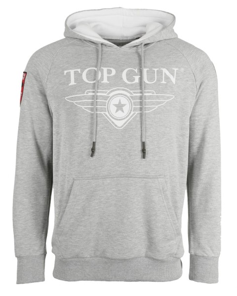 Top Gun® Hoodie 310-TG2020-1043 Frontansicht grey