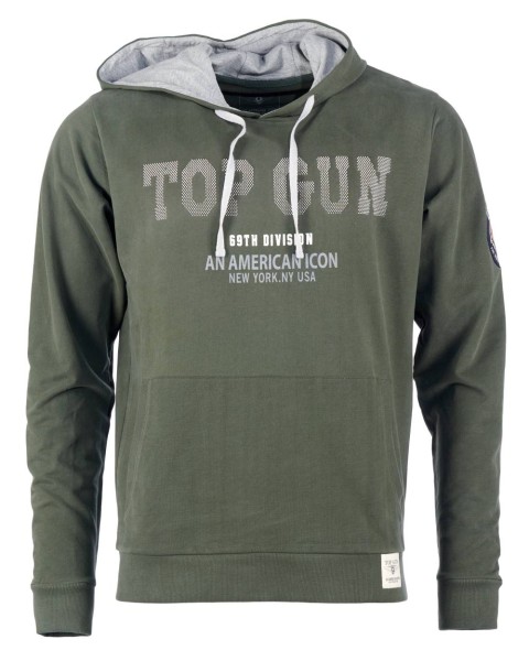 Top Gun® Hoodie 310-TG2021-3008 Frontansicht olive