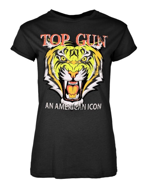 Top Gun® Tshirt 2021-4002 Frontansicht black