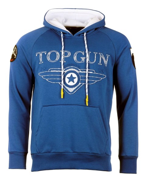 Top Gun® Hoodie 310-TG2019-3010 Frontansicht blue