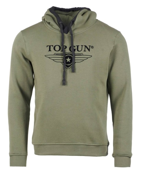 Top Gun® Hoodie 310-TG2019-2026 Frontansicht olive
