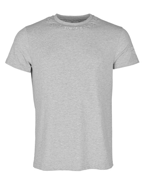 Top Gun® T-Shirt 310-TG22-001 Frontansicht grey melange