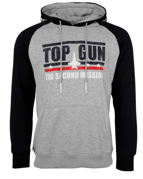Top Gun® Hoodie 310-TG2021-2022 Frontansicht grey mélange 