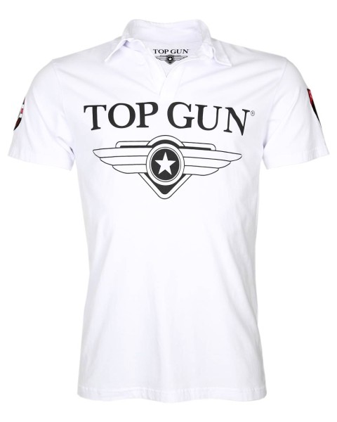 Top Gun® Poloshirt 310-TG2019-1010 Frontansicht white