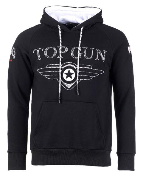 Top Gun® Hoodie 310-TG2019-3010 Frontansicht black